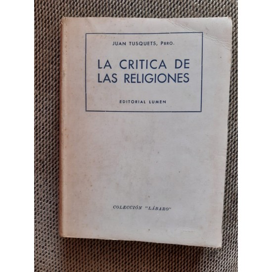 La Critica de Las Religiones