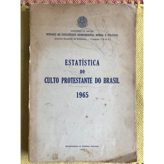 Estatística do Culto Protestante do Brasil 1965