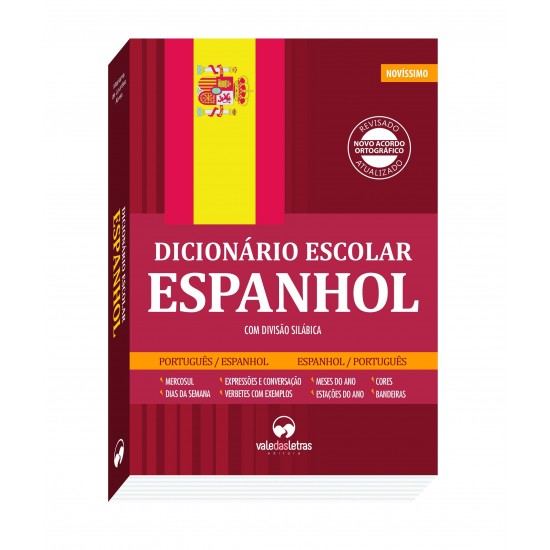 Espanhol Dicionário Escolar, com Divisão Silábica