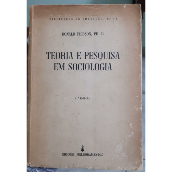 Teoria e Pesquisa em Sociologia 