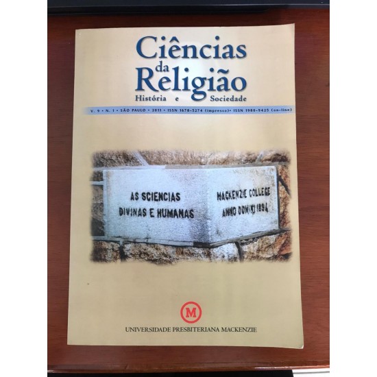 Ciências da Religião: História e Sociedade 